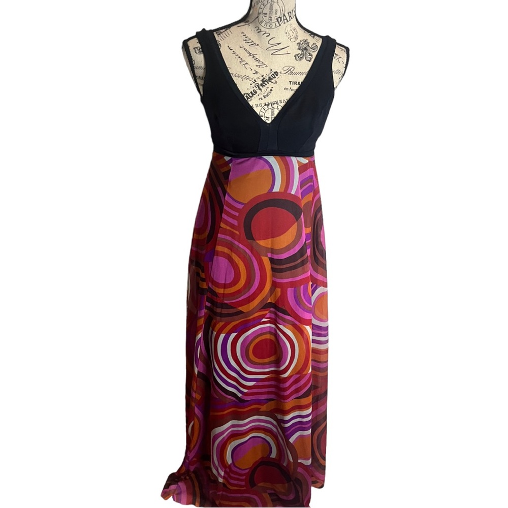 Vintage Psychedelic Disco Dress - Picture 3 of 12
